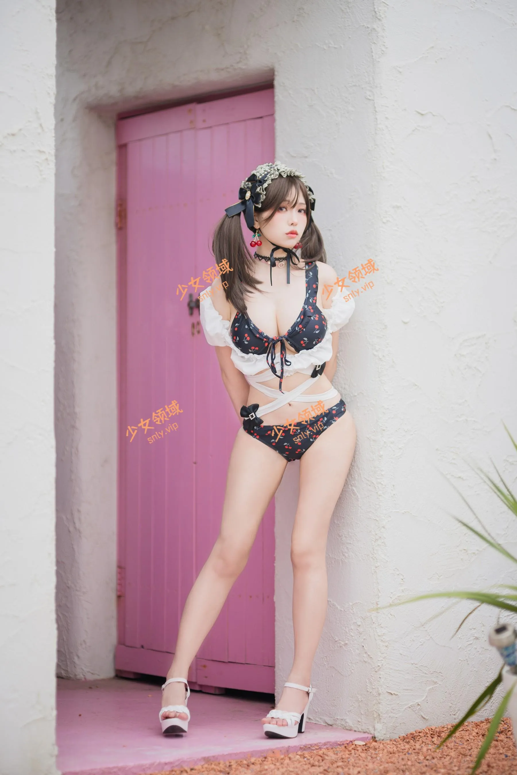 ElyEE子 – NO.120 2023.august B-櫻桃地雷系少女 Cherry Ground Mine Girl [23P]插图2